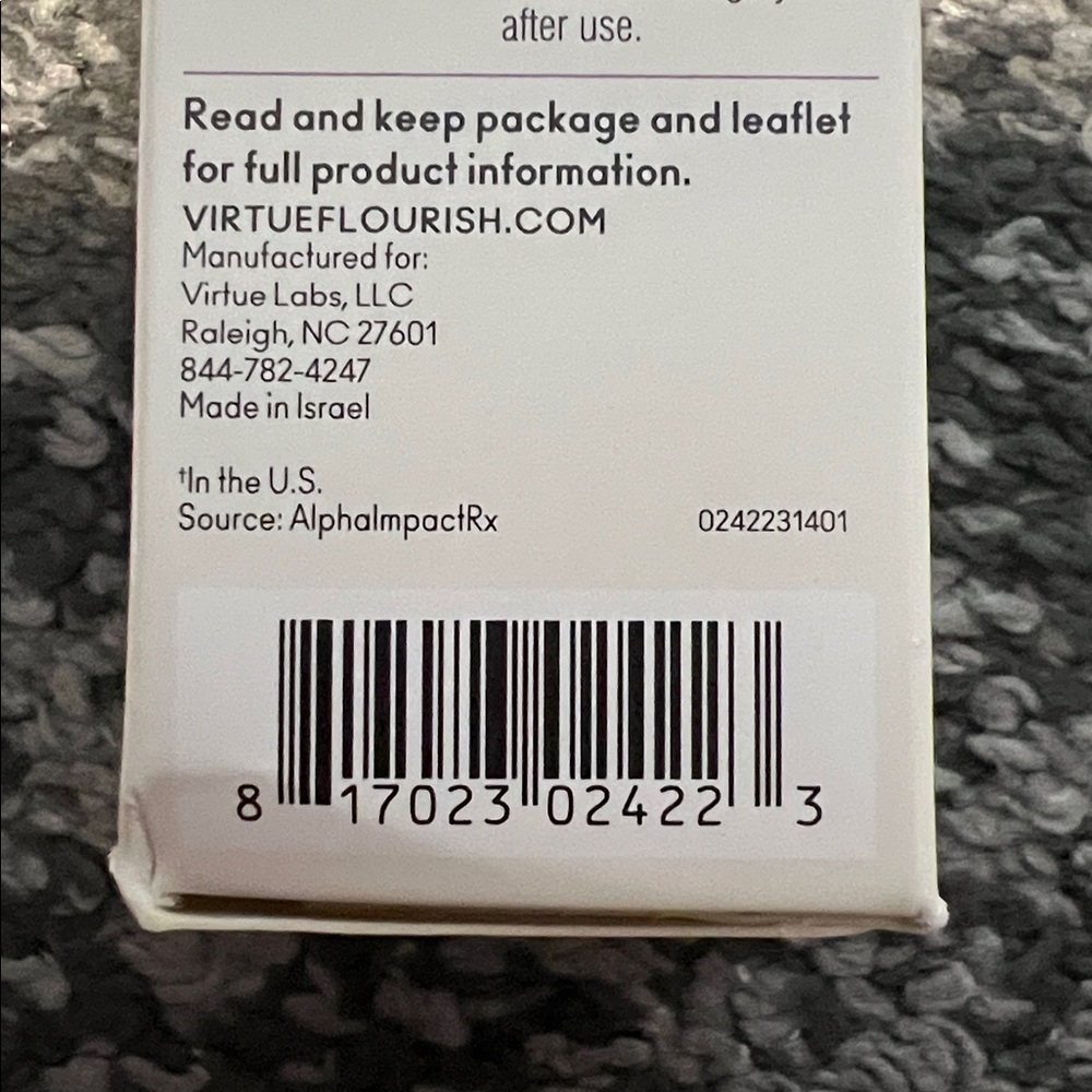 Virtue Flourish Minoxidil topical women’s hair regrowth treatment NEW! - Picture 5 of 6